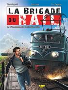 Couverture du livre « La brigade du rail t.4 ; l'inconnue du Paris-Marseille » de Frédéric Marniquet et Olivier Jolivet aux éditions Zephyr