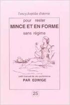 Couverture du livre « Mince et en forme » de  aux éditions Utovie