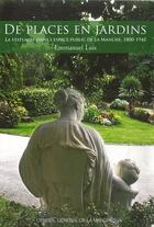 Couverture du livre « De places en jardins ; la statuaire dans l'espace public de la Manche (1800-1945) » de Emmanuel Luis aux éditions Conseil General De La Manche