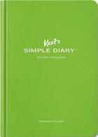 Couverture du livre « Keel's simple diary t.1 ; vert » de Philipp Keel aux éditions Taschen