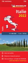 Couverture du livre « Italie 2022 » de Collectif Michelin aux éditions Michelin