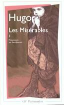 Couverture du livre « Les misérables t.1 » de Victor Hugo aux éditions Flammarion