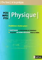 Couverture du livre « Du bac a la prepa - physique pcsi/mpsi/ptsi » de Faye/Aullen aux éditions Nathan