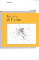 Couverture du livre « Echelles de l'habiter » de Jacques Levy aux éditions Cerema