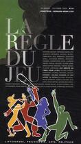 Couverture du livre « Revue La Regle Du Jeu T.41 » de Revue La Regle Du Jeu aux éditions Grasset Et Fasquelle