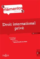 Couverture du livre « Droit international privé (18e édition) » de Jean Derruppe et Jean-Pierre Laborde aux éditions Dalloz