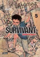 Couverture du livre « Survivant ; l'histoire du jeune S. Tome 5 » de Takao Saito et Akira Miyagawa aux éditions Vega Dupuis
