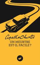 Couverture du livre « Un meurtre est-il facile ? » de Agatha Christie aux éditions Le Masque