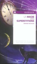 Couverture du livre « La magie des superstitions » de Baudouin aux éditions De Vecchi