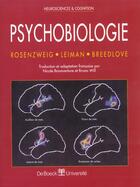 Couverture du livre « Psychobiologie » de Mark Richard Rosenzweig aux éditions De Boeck