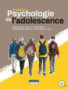 Couverture du livre « Psychologie de l'adolescence (5e édition) » de Richard Cloutier et Sylvie Drapeau et Caroline Cellard et Anne-Sophie Denault aux éditions Cheneliere Mcgraw-hill