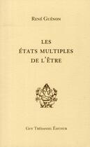 Couverture du livre « Les états multiples de l'être » de  aux éditions Guy Trédaniel