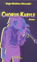 Couverture du livre « Chorus kabyle » de Mezzadri aux éditions Autres Temps