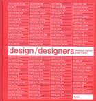 Couverture du livre « Design / Designers » de Max Fraser et Conran Terence aux éditions Epa