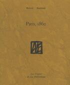 Couverture du livre « Paris 1860 » de Charles Baudelaire et Charles Meryon aux éditions Agone