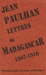 Couverture du livre « Lettres de Madagascar 1907-1910 » de Jean Paulhan aux éditions Claire Paulhan