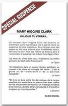 Couverture du livre « Un jour tu verras... » de Mary Higgins Clark aux éditions Albin Michel