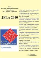 Couverture du livre « Studia informatica universalis ; JFLA 2010 » de  aux éditions Hermann