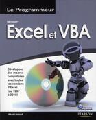 Couverture du livre « Excel et VBA » de Mikael Bidault aux éditions Pearson