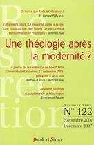 Couverture du livre « Une théologie après la modernité ? » de Mv Ressurection aux éditions Parole Et Silence