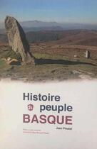 Couverture du livre « Histoire du peuple basque » de Jean Pinatel aux éditions Arteaz