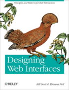 Couverture du livre « Designing web interfaces » de Bill Scott aux éditions O'reilly Media