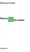 Couverture du livre « Pour en finir avec les écolos » de Bernard Oudin aux éditions Gallimard