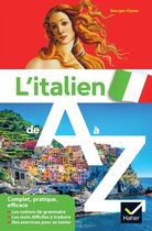 Couverture du livre « L'italien de A à Z » de Georges Ulysse aux éditions Hatier