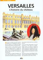 Couverture du livre « Versailles, l'histoire du château » de  aux éditions Aedis