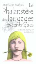 Couverture du livre « Le phalanstère des langages excentriques » de Stephane Mahieu aux éditions Ginkgo