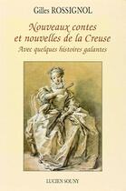 Couverture du livre « Nouveaux contes & nouvelles de » de Gilles Rossignol aux éditions Lucien Souny