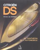 Couverture du livre « Citroen ds » de Olivier De Serres aux éditions Anthese