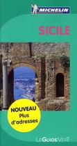 Couverture du livre « Le guide vert ; Sicile » de Collectif Michelin aux éditions Michelin