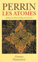 Couverture du livre « Atomes (les) » de Jean Perrin aux éditions Flammarion