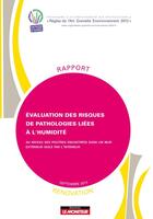 Couverture du livre « Évaluation des risques de pathologies liées à l'humidité ; rénovation » de  aux éditions Le Moniteur