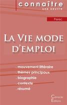 Couverture du livre « La vie mode d'emploi, de Georges Perec » de  aux éditions Editions Du Cenacle