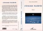 Couverture du livre « L'ECOLOGIE INACHEVÉE » de Remy aux éditions L'harmattan
