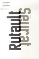 Couverture du livre « Claude Rutault ; georges Seurat » de  aux éditions Argol