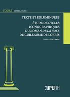 Couverture du livre « Litterature et enluminure - etude de cycles iconographiques du 