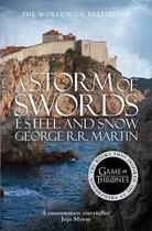 Couverture du livre « A storm of swords : steel and snow - a song of ice and fire: book 3 part 1 » de George R. R. Martin aux éditions 