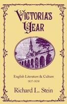 Couverture du livre « Victoria's Year: English Literature and Culture, 1837-1838 » de Stein Richard L aux éditions Oxford University Press Usa