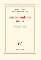 Couverture du livre « Correspondance (1944-1958) » de Albert Camus et Roger Martin Du Gard aux éditions Gallimard