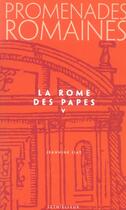 Couverture du livre « Promenades romaines, tome 5 - la rome des papes » de  aux éditions Lethielleux