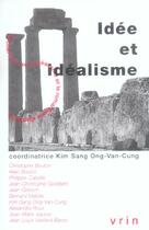 Couverture du livre « Idée et idéalisme » de  aux éditions Vrin