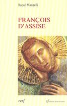 Couverture du livre « Francois d assise » de Manselli R aux éditions Cerf