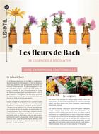Couverture du livre « Les fleurs de Bach : 38 essences à découvrir ; vivre en harmonie émotionnelle » de Carole Minker aux éditions Mercileslivres