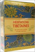 Couverture du livre « Cartes de méditations tibétaines ; coffret » de  aux éditions Courrier Du Livre