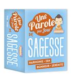 Couverture du livre « Une parole de sagesse par jour (édition 2018) » de  aux éditions Hugo Image