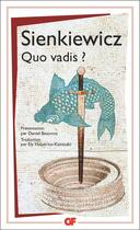 Couverture du livre « Quo vadis ? » de Henryk Sienkiewicz aux éditions Flammarion