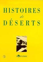 Couverture du livre « Histoires de deserts » de  aux éditions Belles Lettres